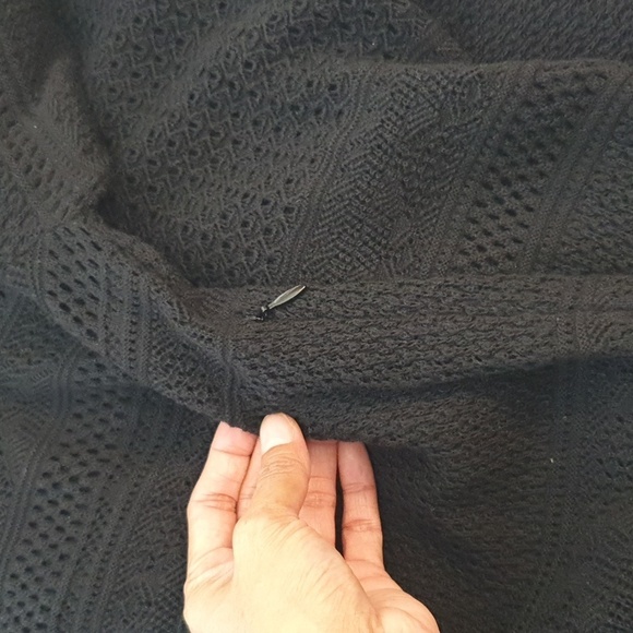 Ralph Lauren Purple Label Lace Cashmere-Silk Blend Puff-Sleeve Cocktail - Picture 13 of 15